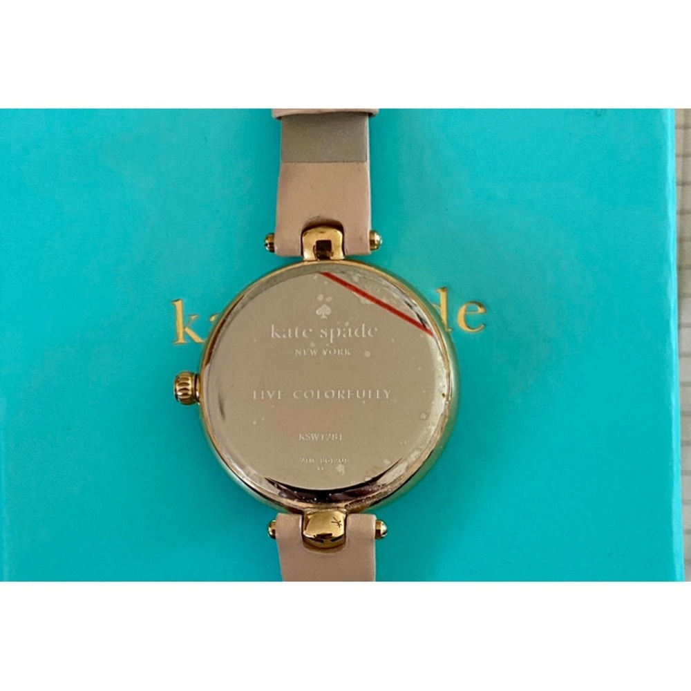 Kate Spade Metro Mother-of-Pearl Analog Leather-Strap Watch - Picture 4 of 9